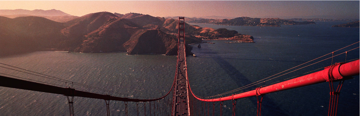 Golden Gate Bridge von oben