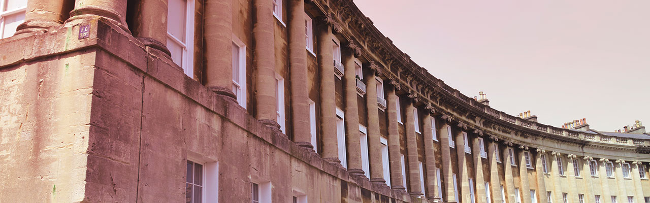 Royal Crescent in Bath, Avon