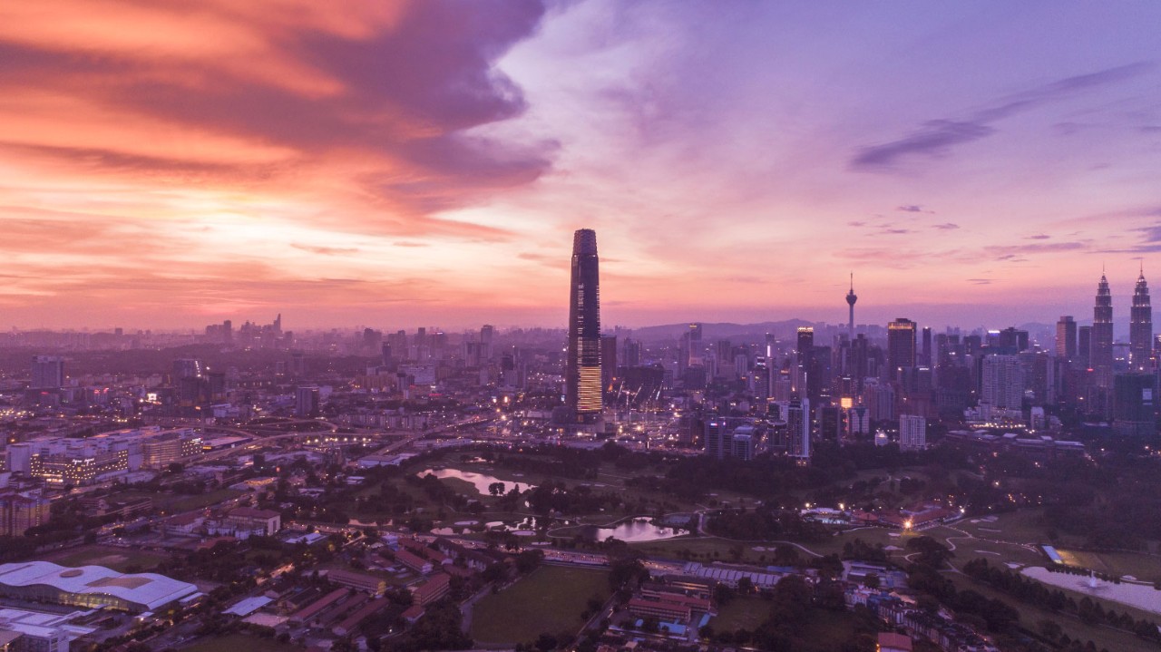 Kuala Lumpur Panoramablick