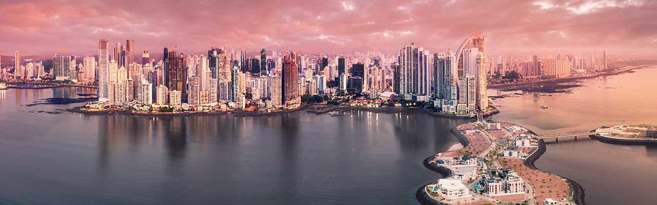 Panama City coastline